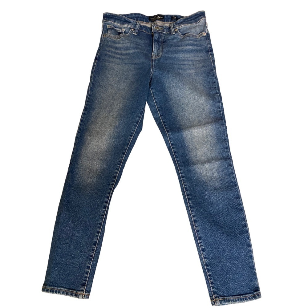 LUCKY BRAND MEDIUM WASH AVA SKINNY ANKLE CUT JEANS SIZE 6/28